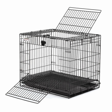 Cage d&#39;animal familier enduit de PVC avec le châssis en plastique (TS-E103)